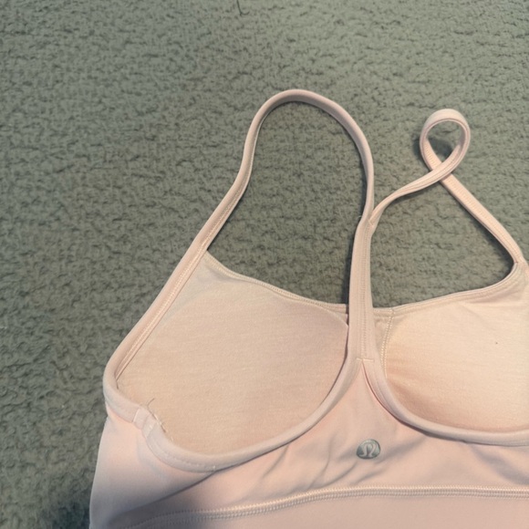 Lululemon Flow Y Nulu Longline Bra *Light Support, A–C CupsFlush Pink Size 4 - Picture 9 of 9